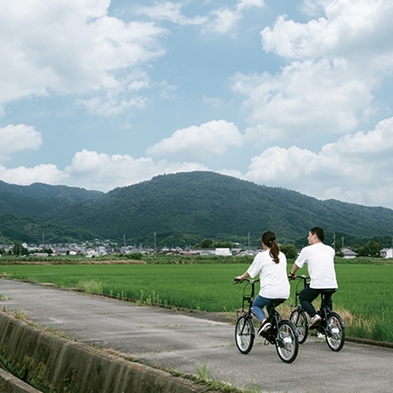 【サイクリングプラン】古（いにしえ）の風を感じながらビューポイントを巡る〈一泊二食付き〉